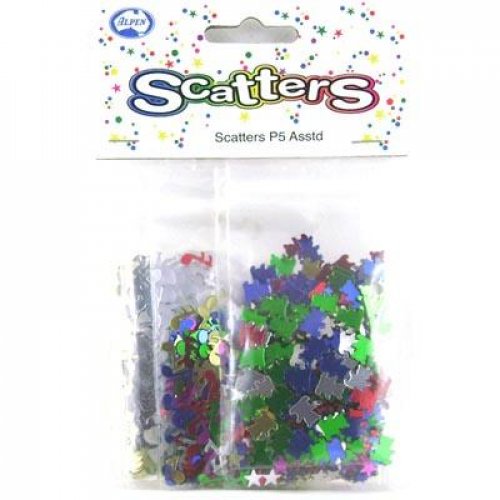 Alpen Scatters - 25gm 5 Assorted Shapes
